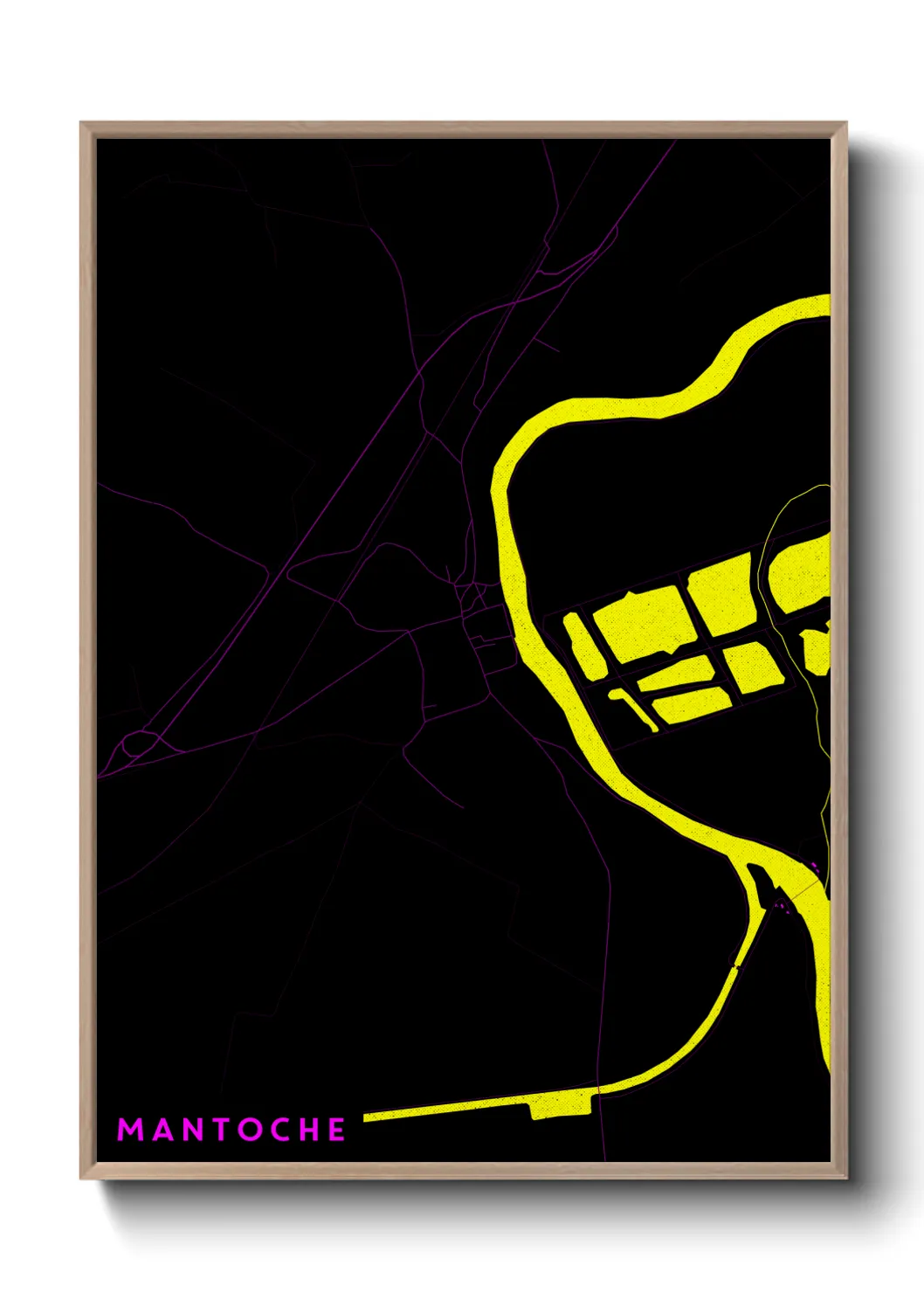 Une affiche de carte sur Mantoche