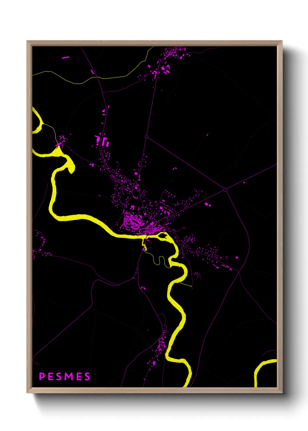 Un poster cartePesmes