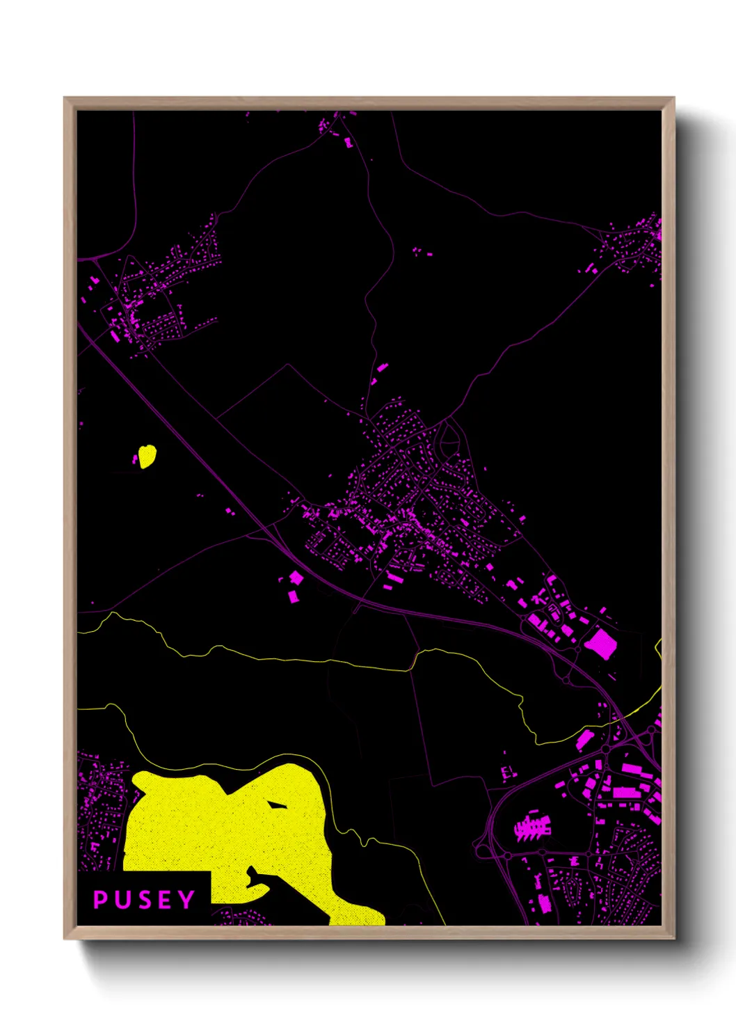 Un poster cartePusey