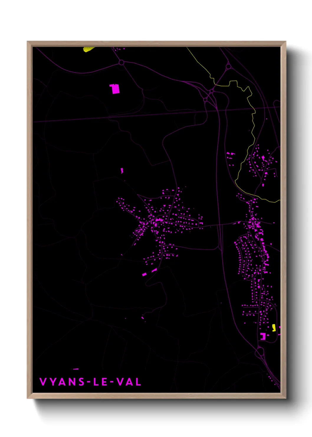 Un poster carteVyans-le-Val