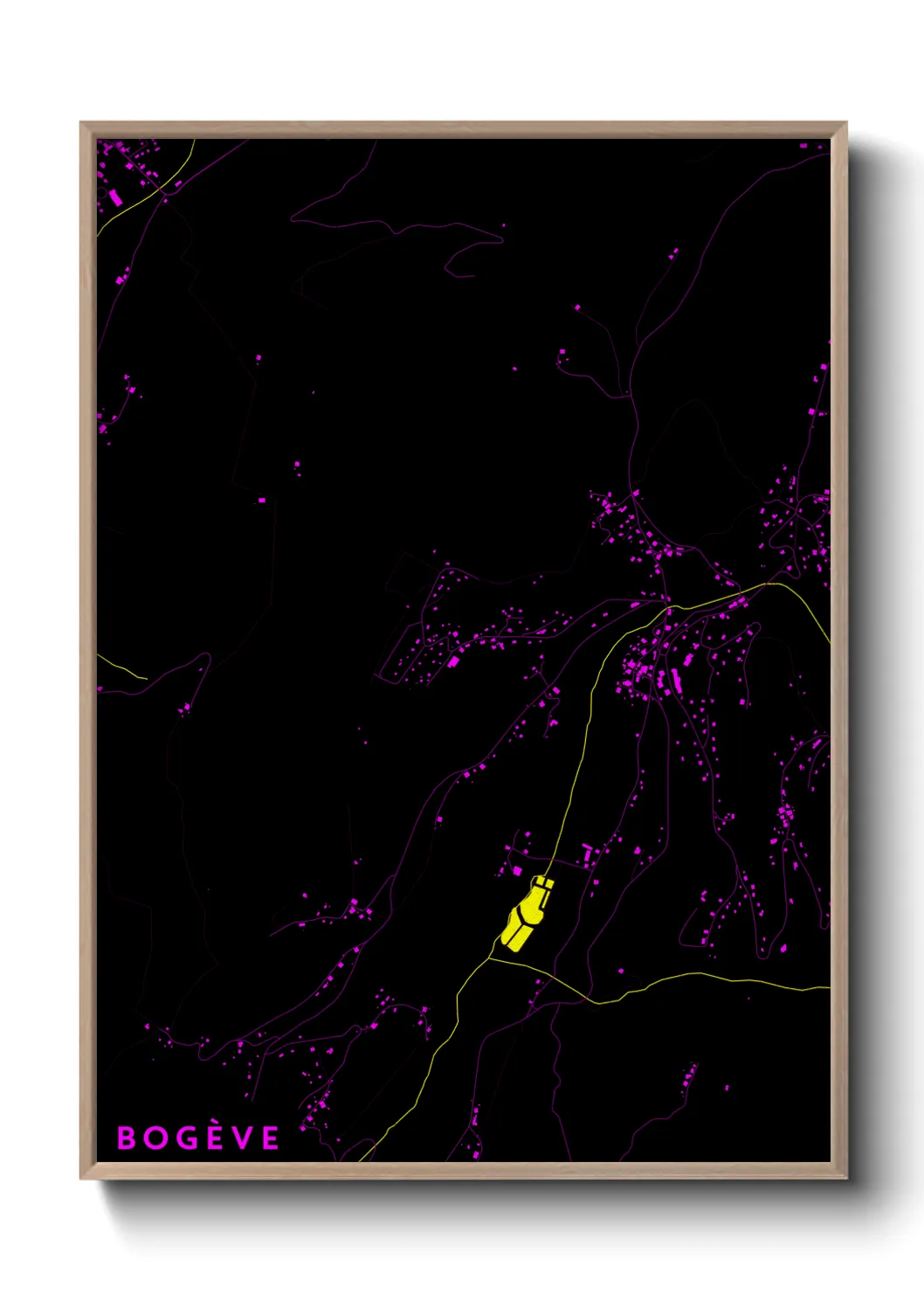 Un poster carteBogève