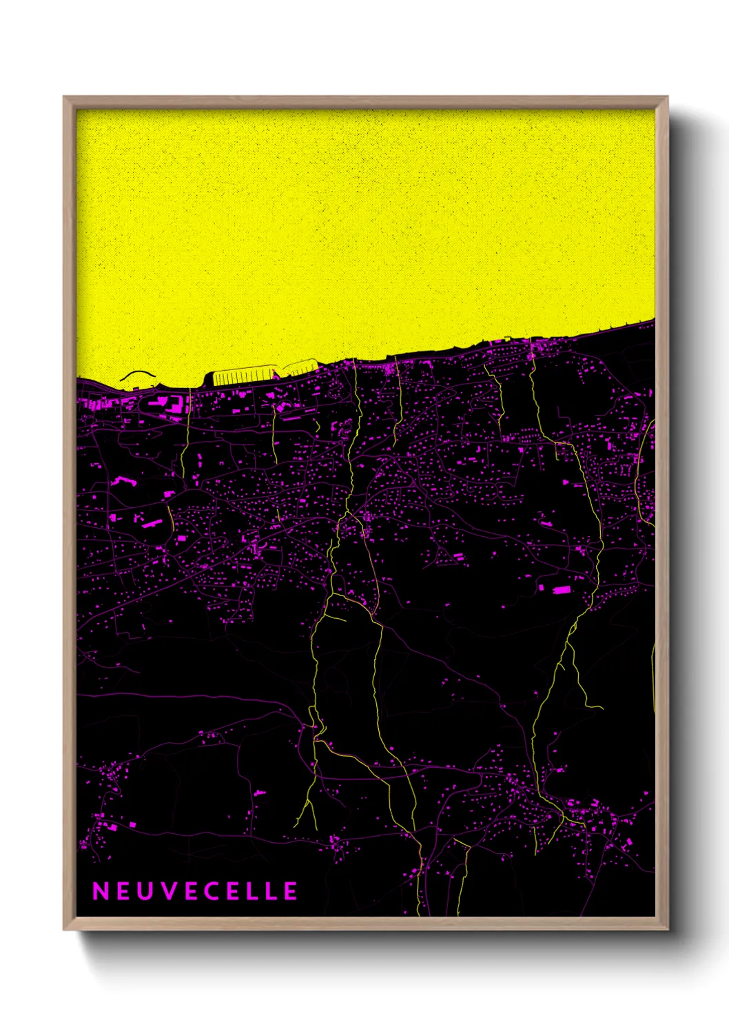 Un poster carteNeuvecelle