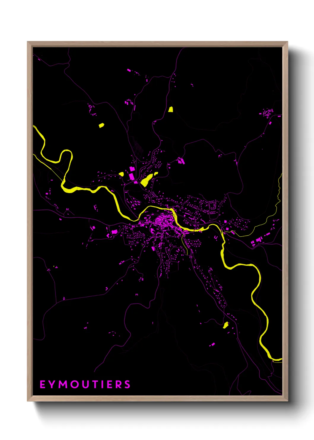 Un poster carteEymoutiers