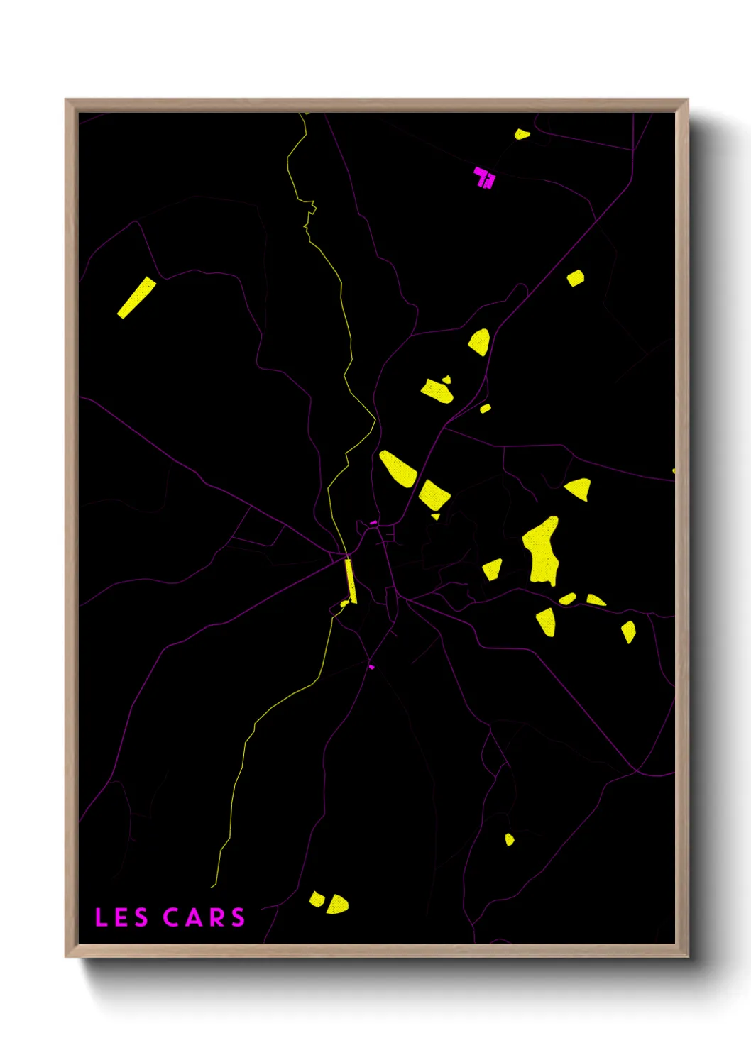 Un poster carteLes Cars