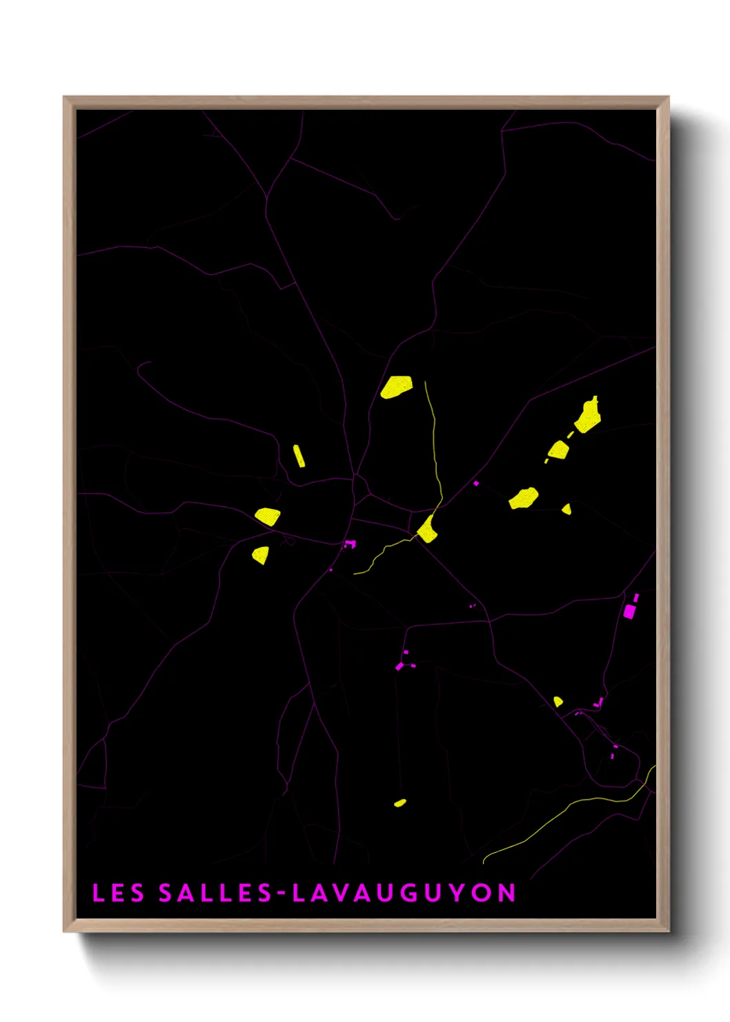 Un poster carteLes Salles-Lavauguyon