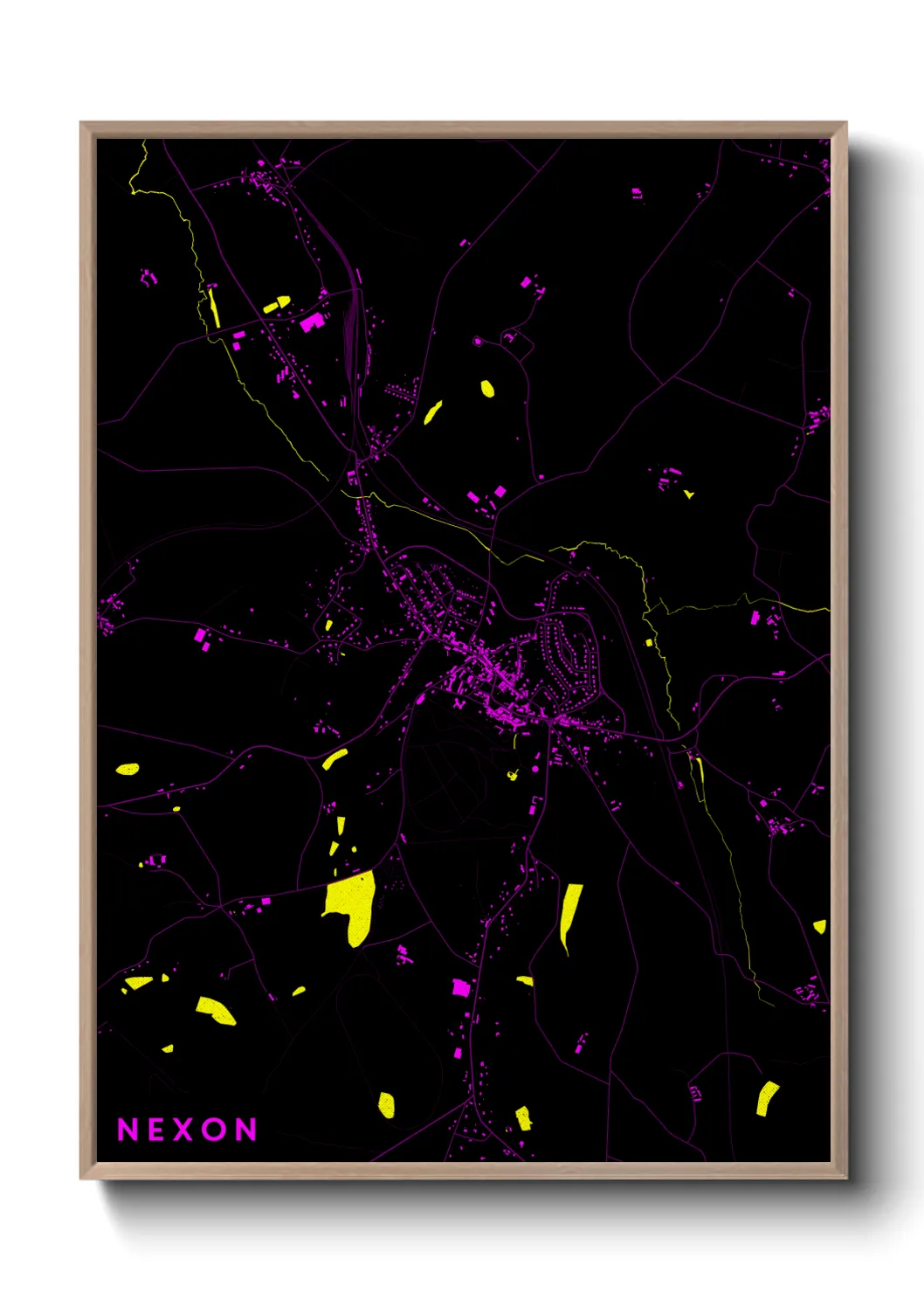 Une affiche de carte sur Nexon