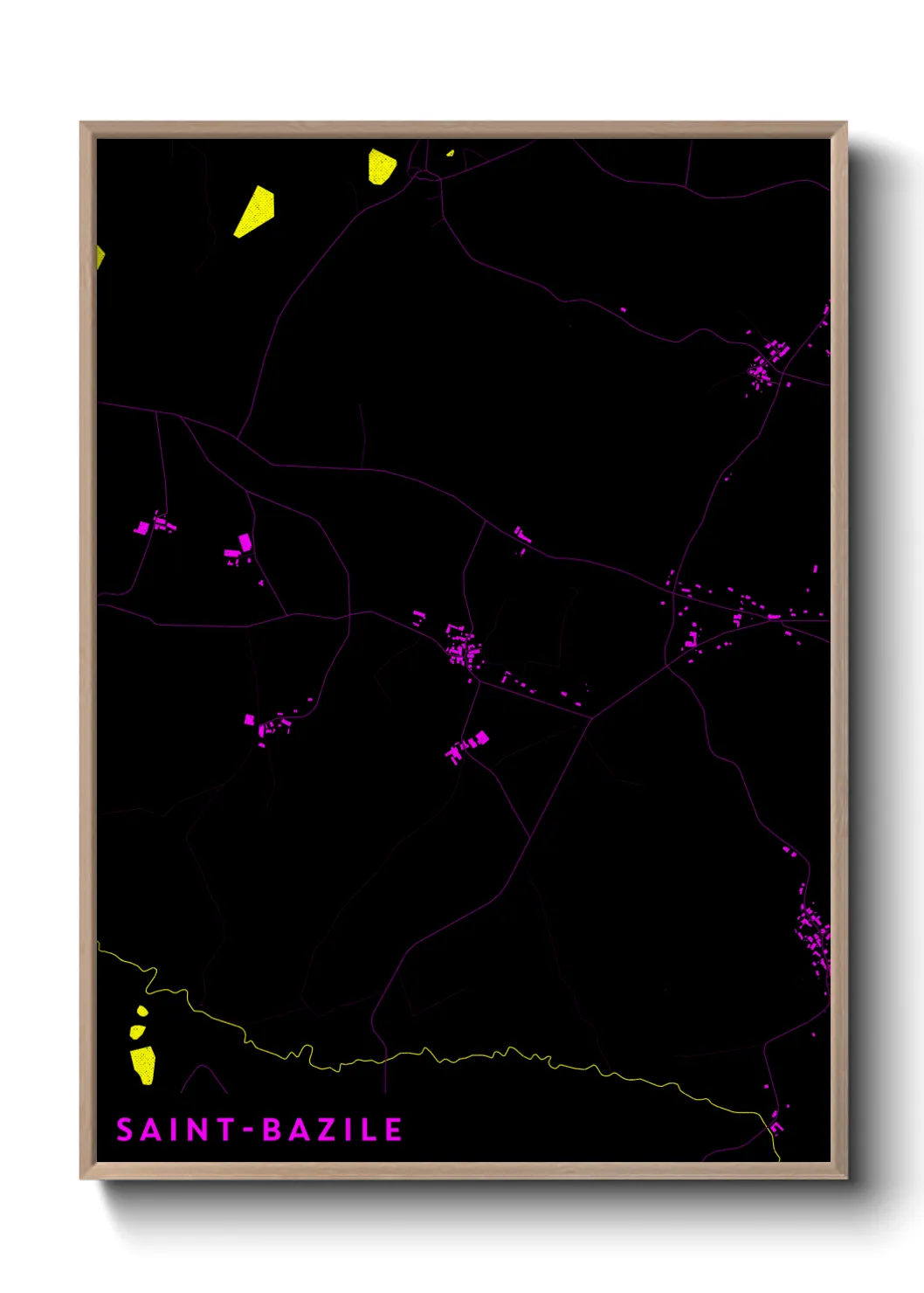 Un poster carteSaint-Bazile