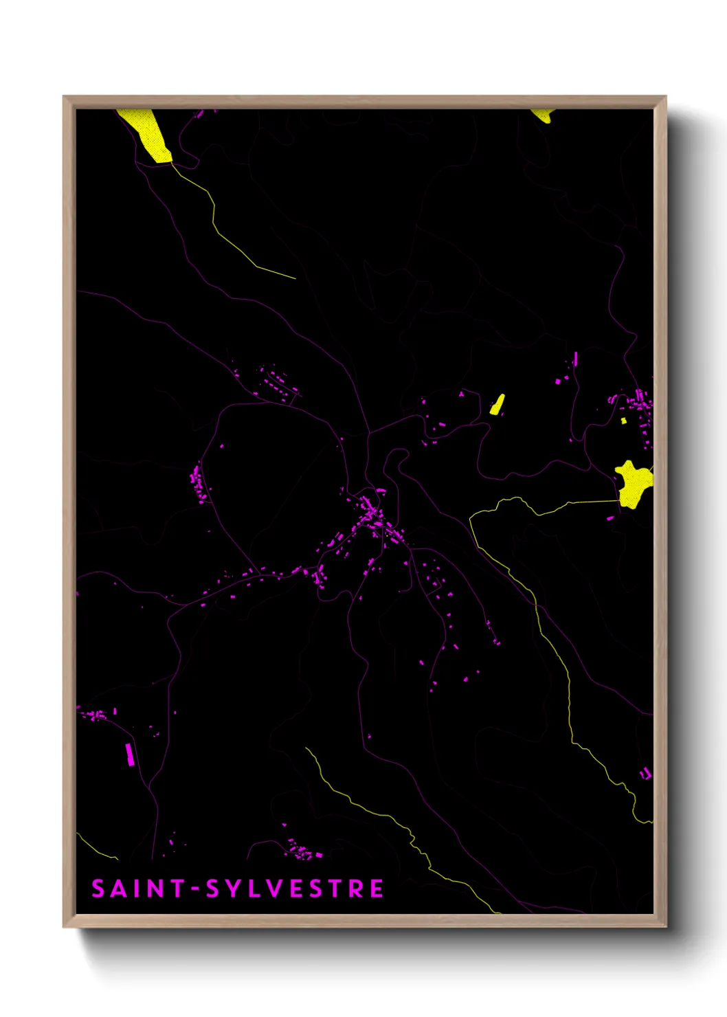 Un poster carteSaint-Sylvestre