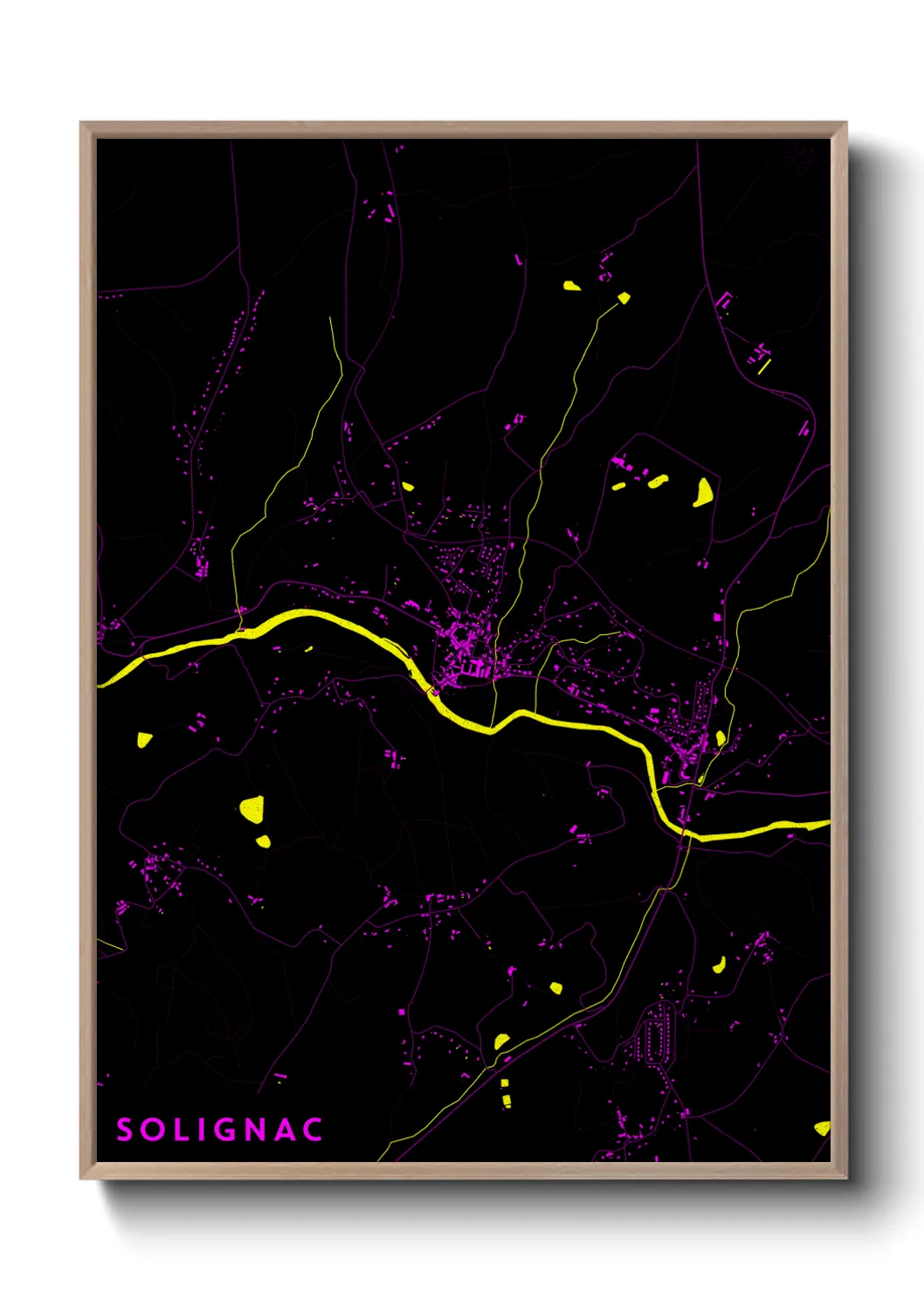Un poster carteSolignac