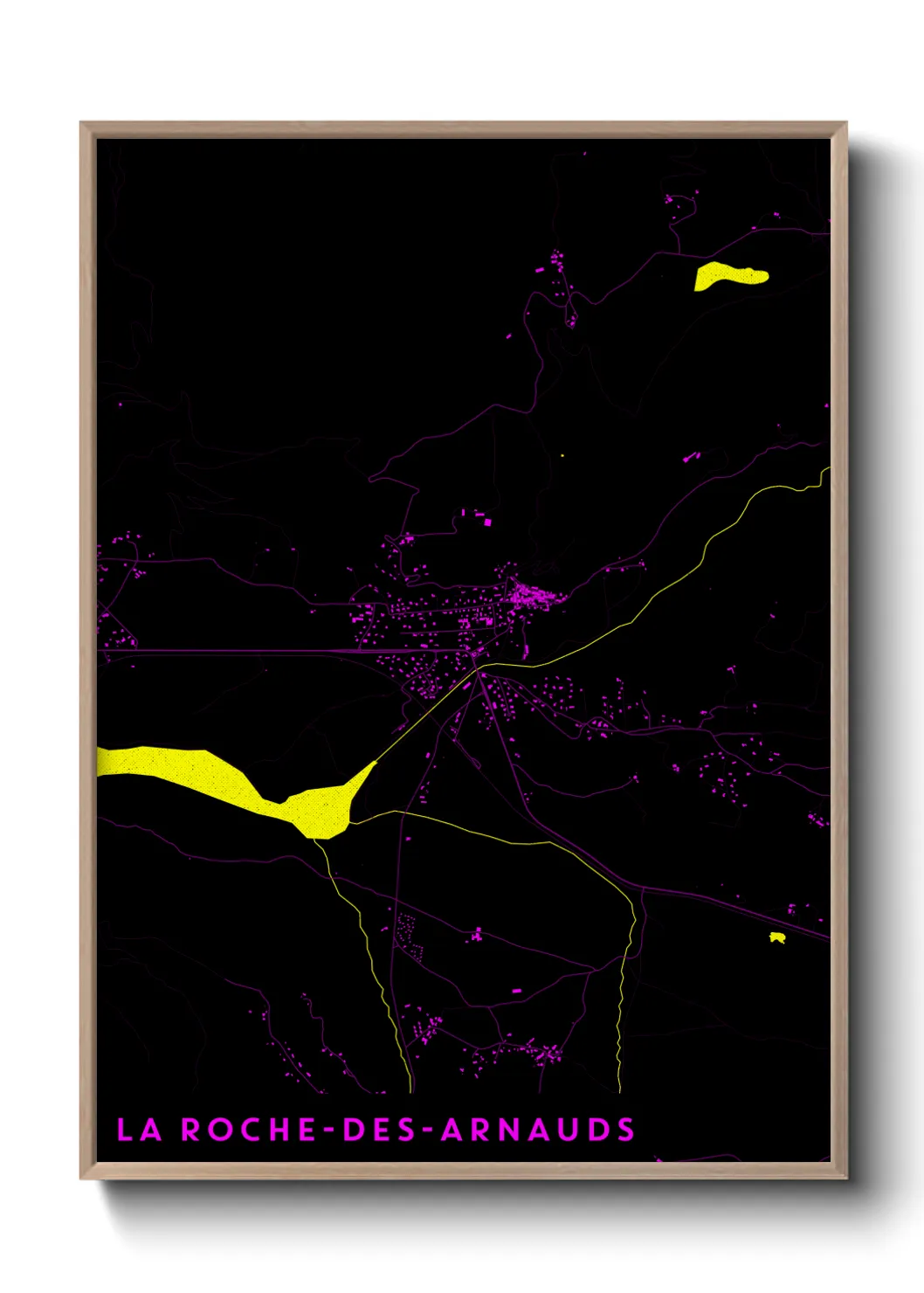 Un poster carteLa Roche-des-Arnauds