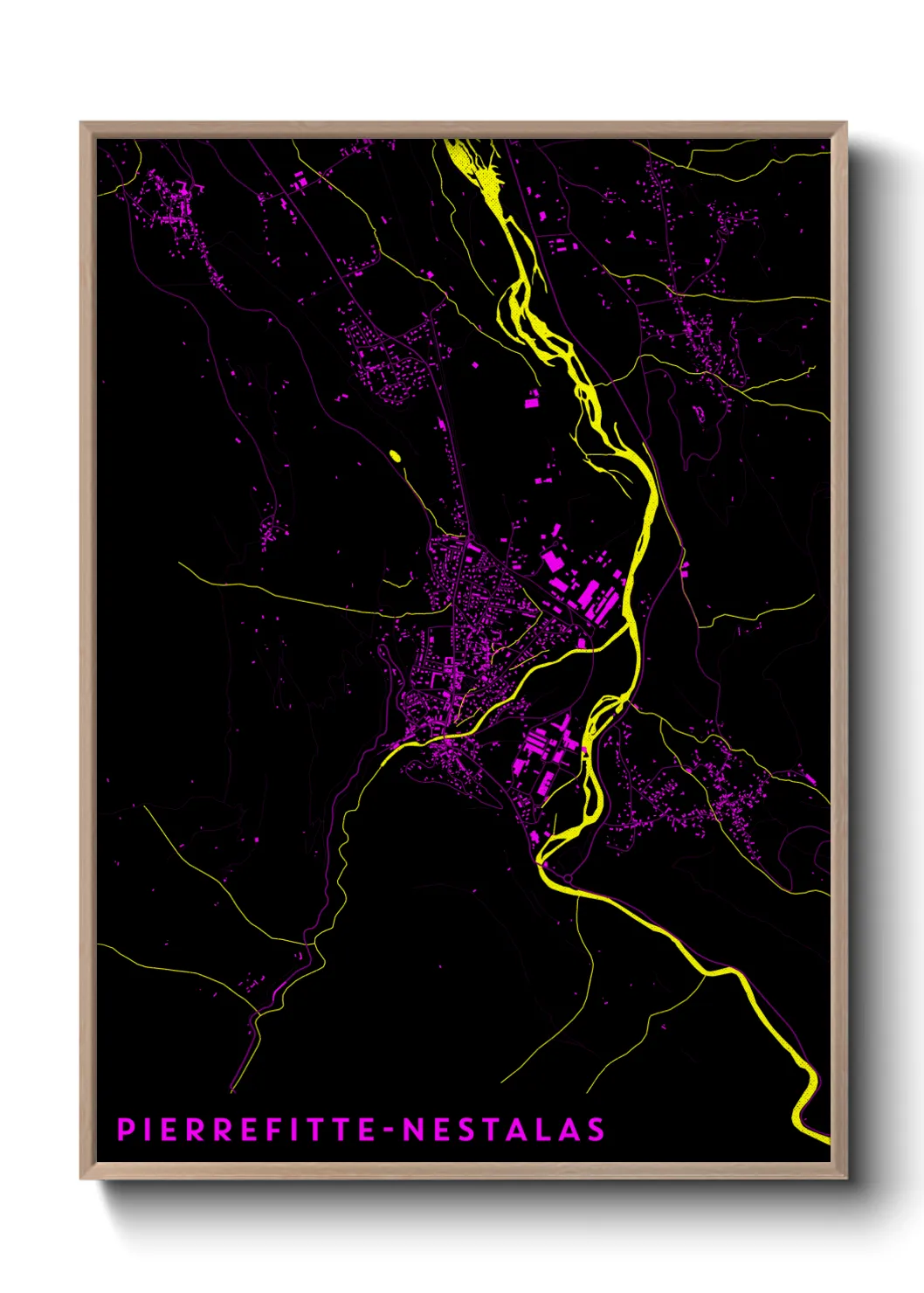 Un poster cartePierrefitte-Nestalas