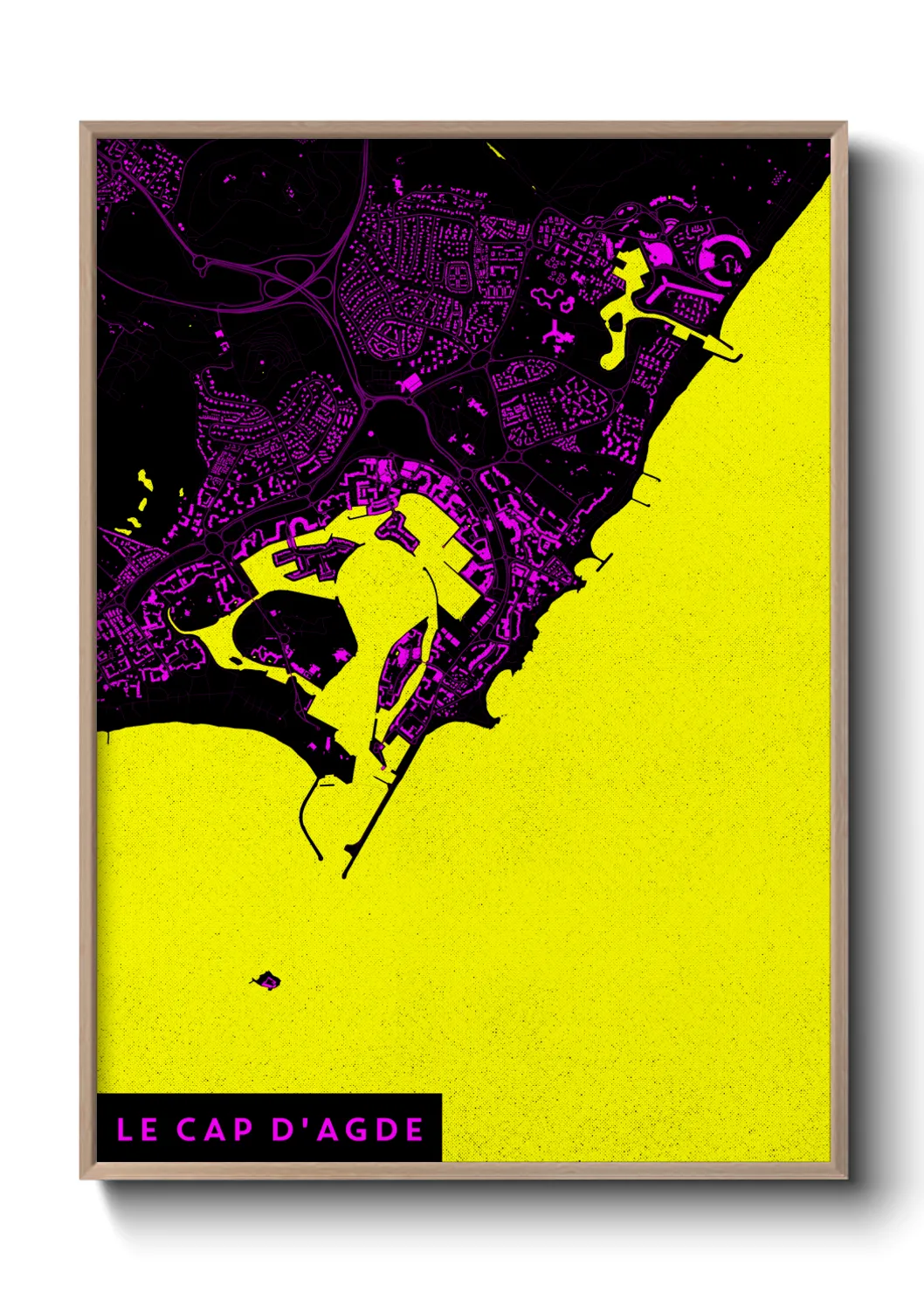 Un poster carteLe Cap d'Agde