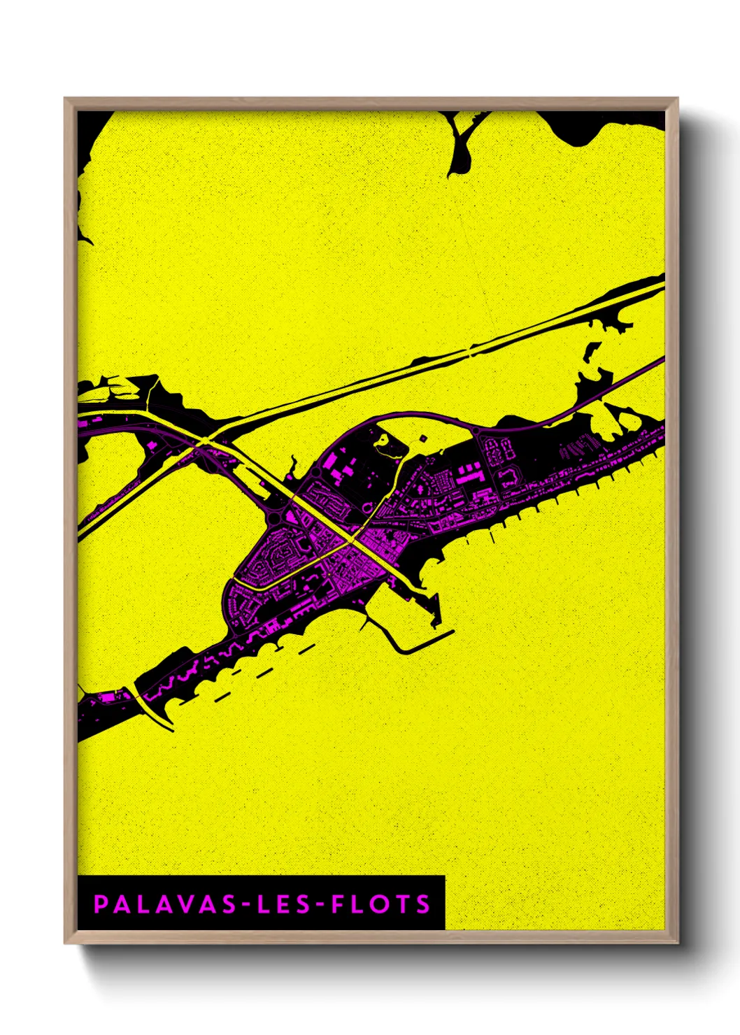 Un poster cartePalavas-les-Flots