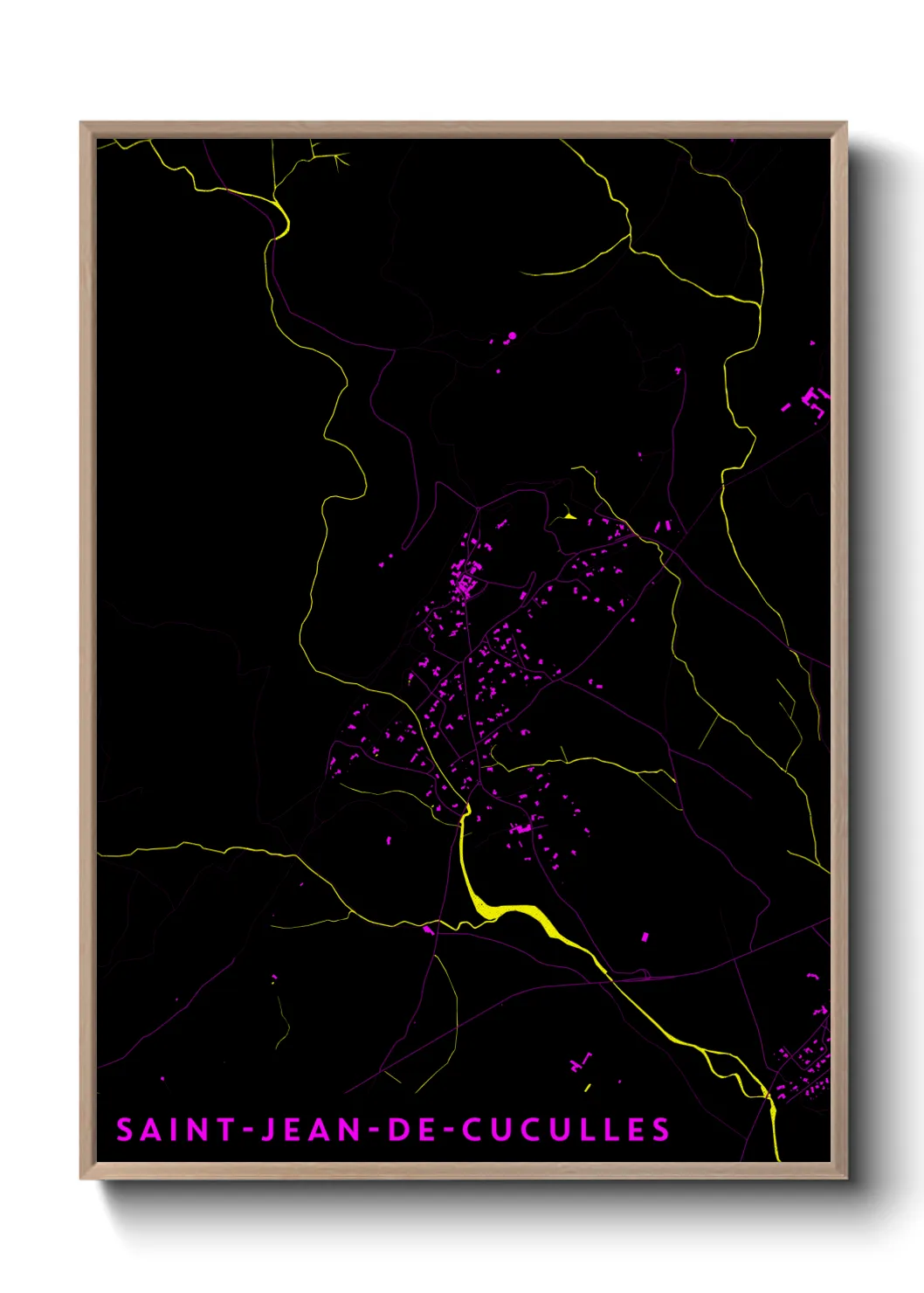 Un poster carteSaint-Jean-de-Cuculles