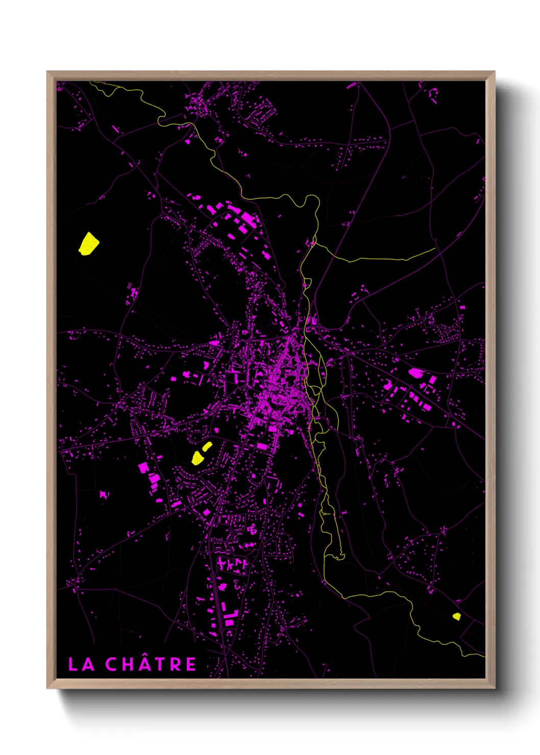 Un poster carteLa Châtre