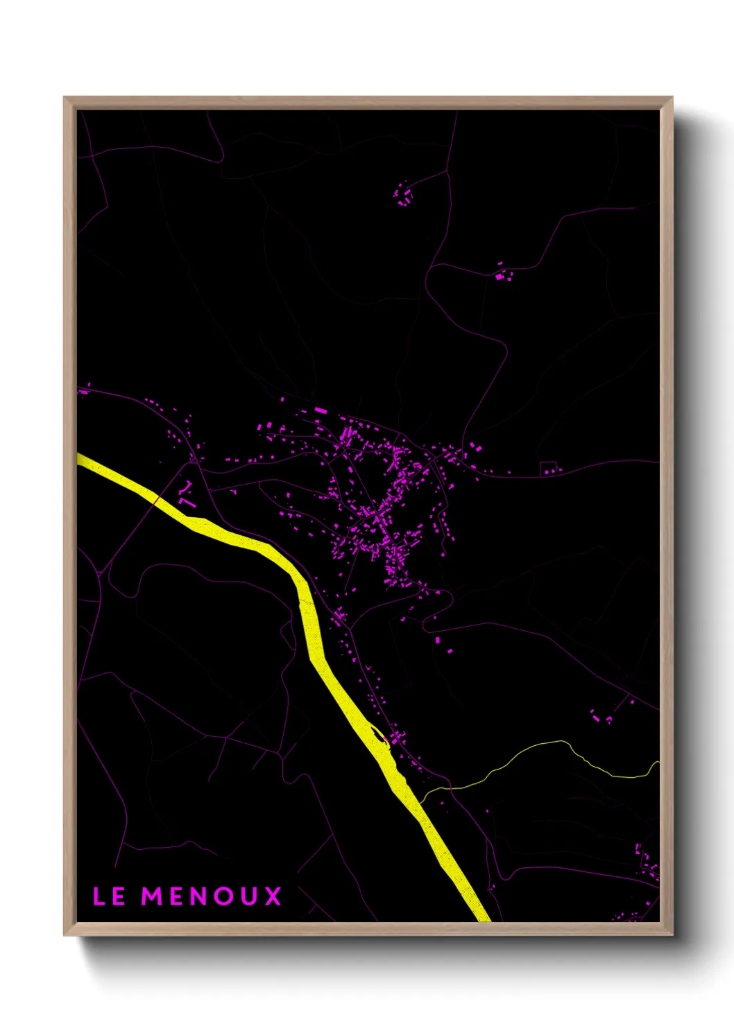 Un poster carteLe Menoux