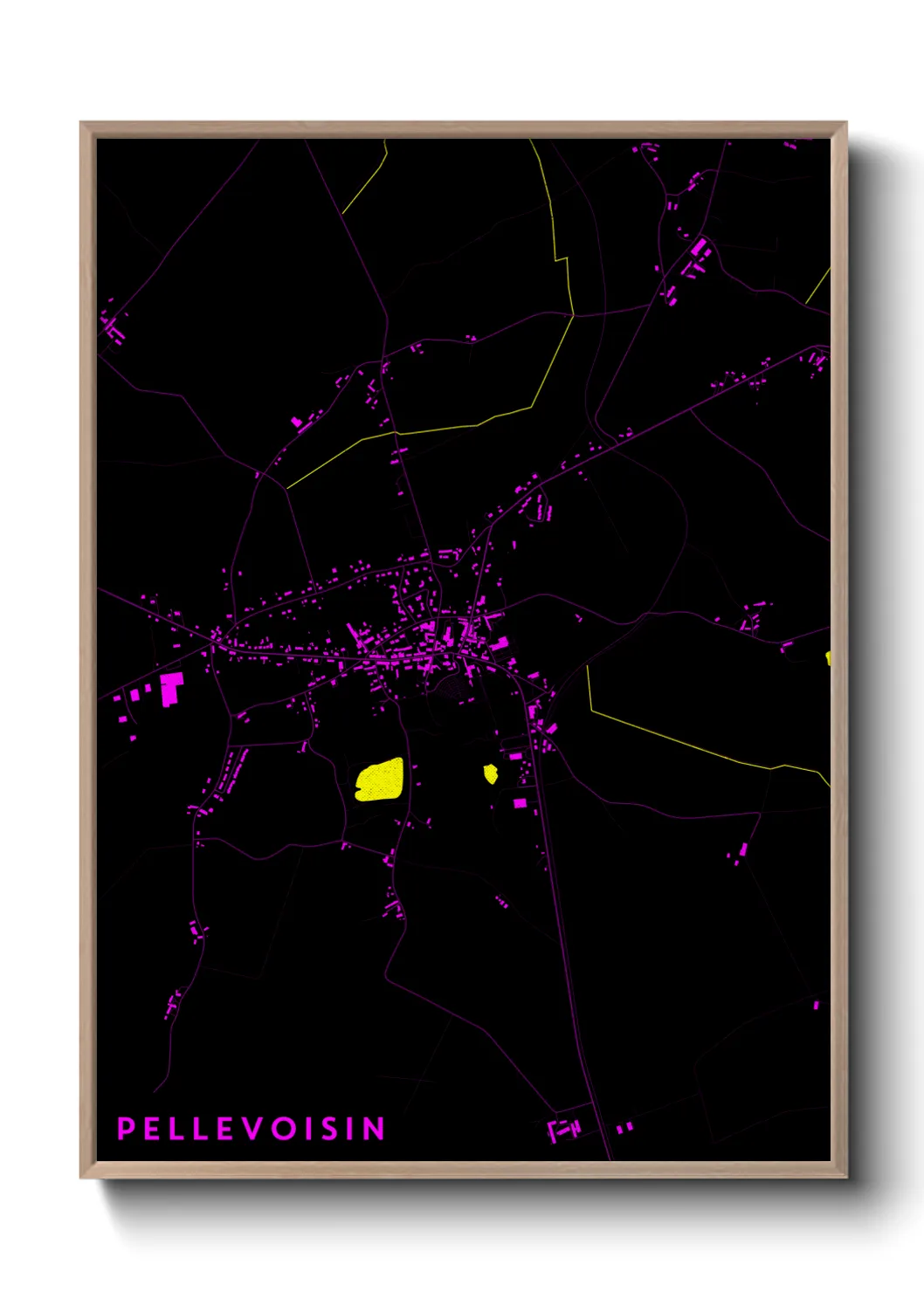 Un poster cartePellevoisin