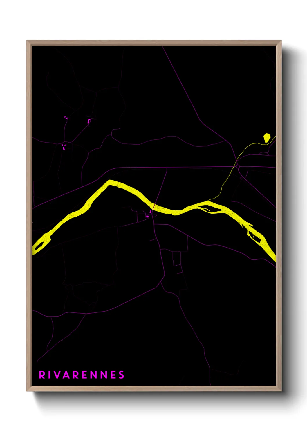 Un poster carteRivarennes