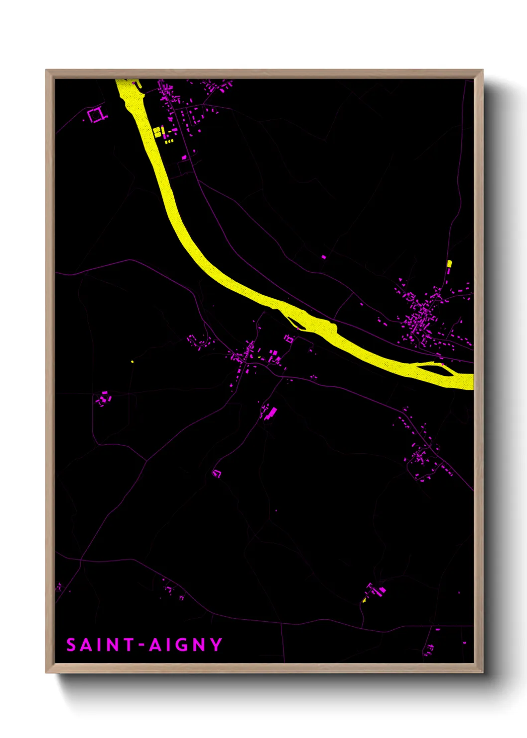 Un poster carteSaint-Aigny