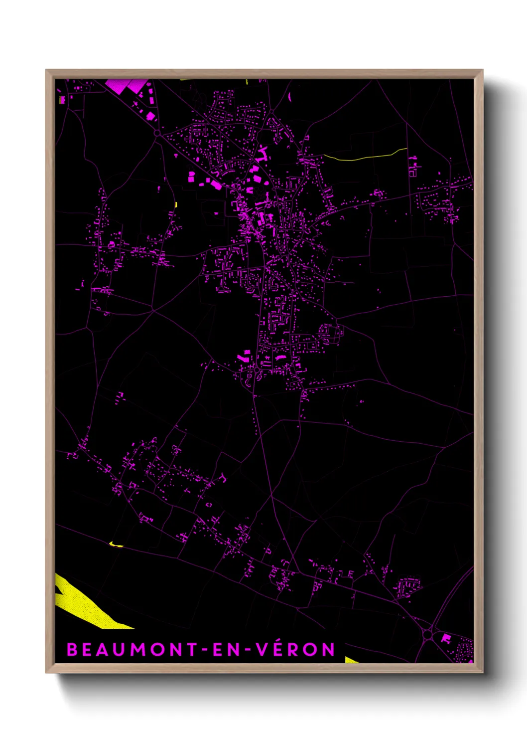 Un poster carteBeaumont-en-Véron