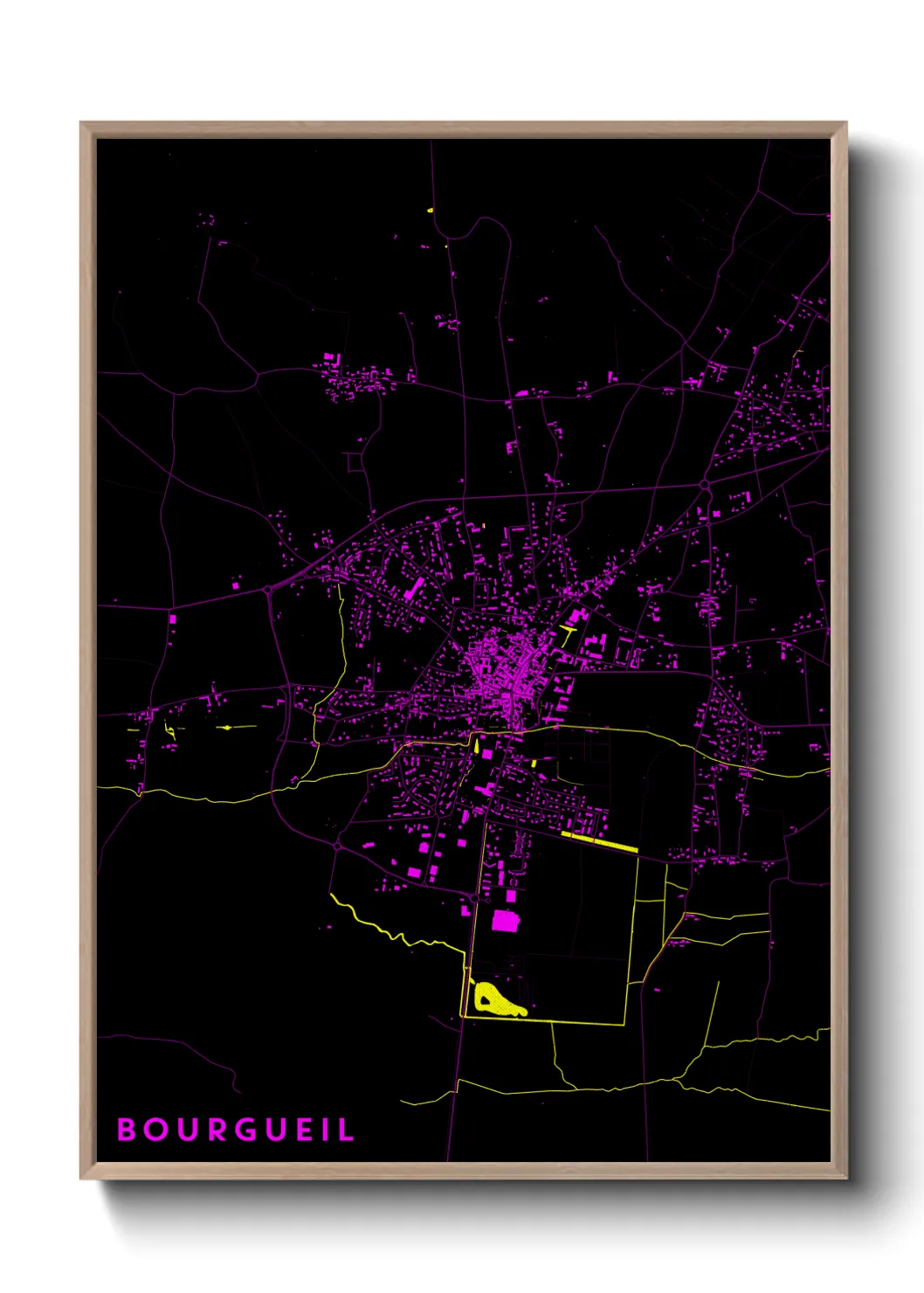 Un poster carteBourgueil