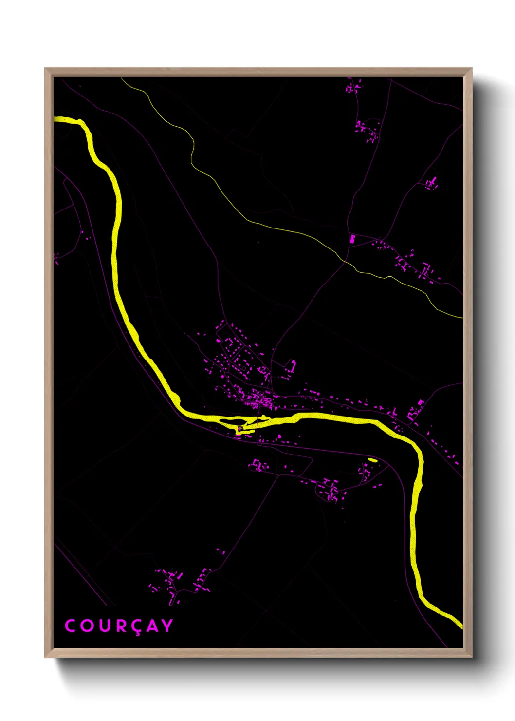 Un poster carteCourçay