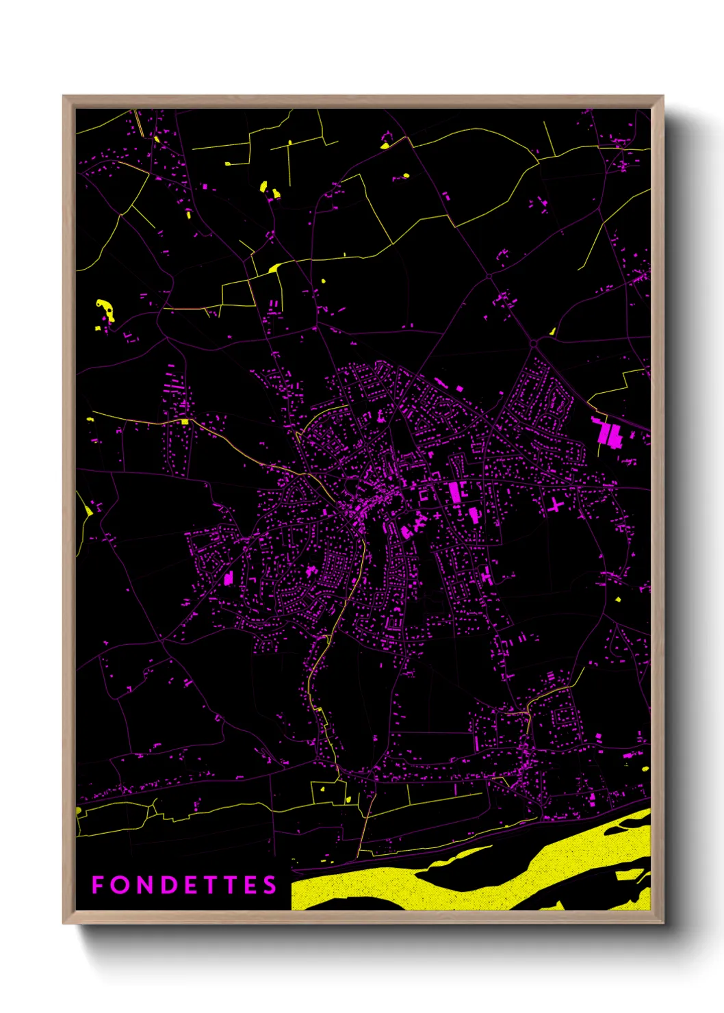 Un poster carteFondettes