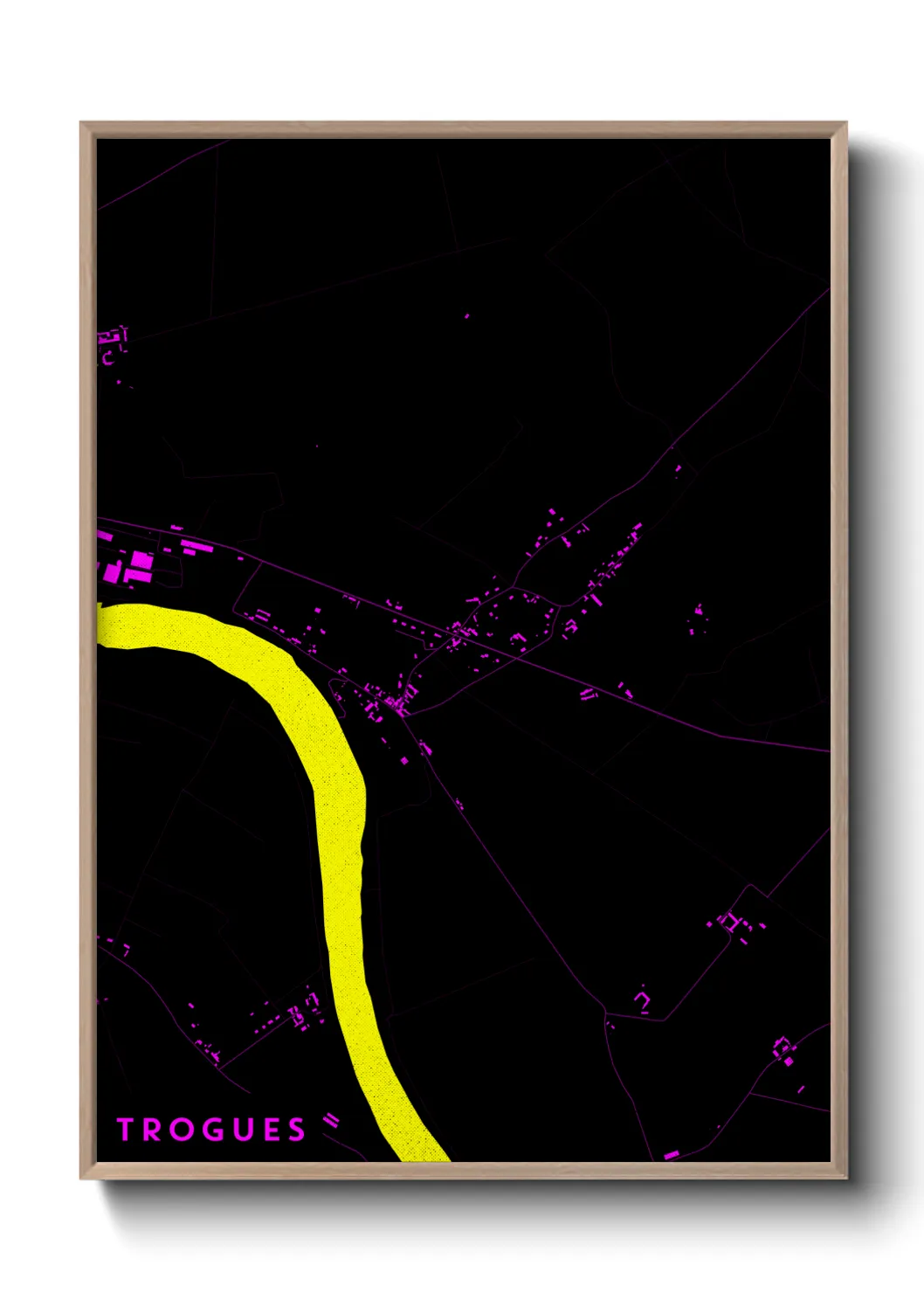 Une affiche de carte sur Trogues
