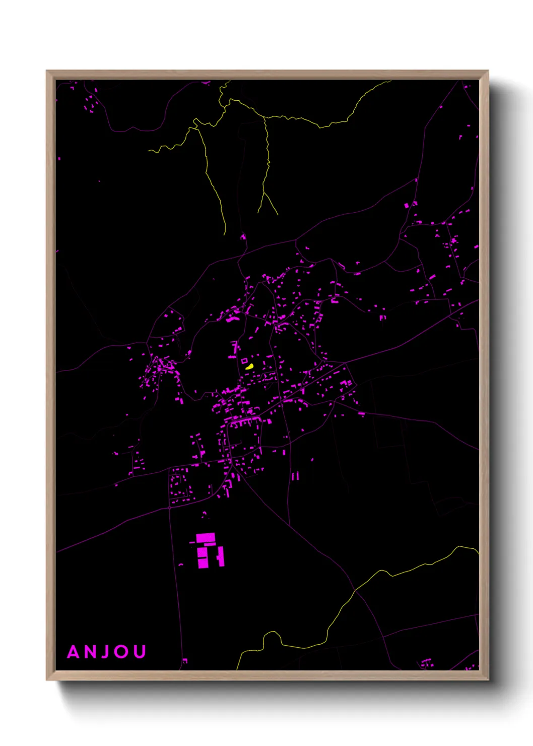 Un poster carteAnjou
