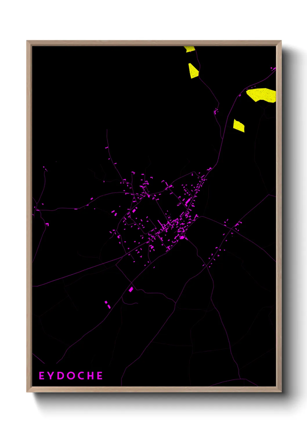 Une affiche de carte sur Eydoche