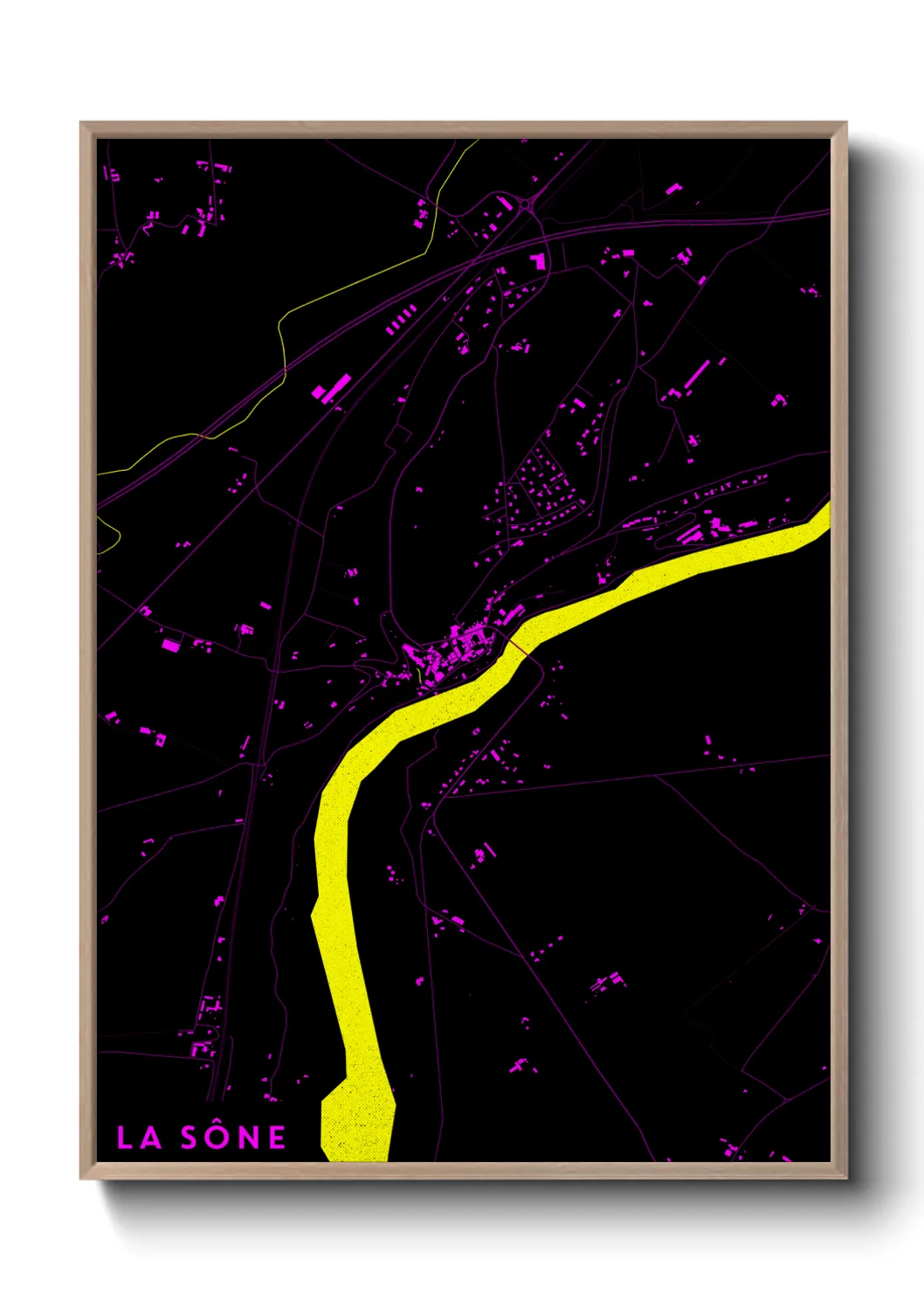 Un poster carteLa Sône