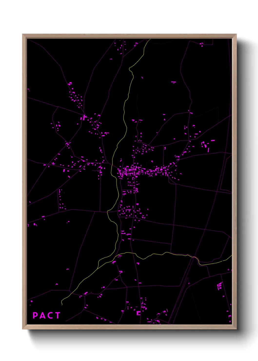 Une affiche de carte sur Pact