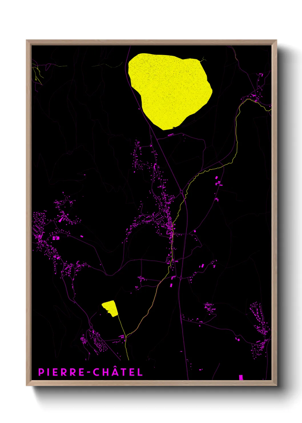 Un poster cartePierre-Châtel