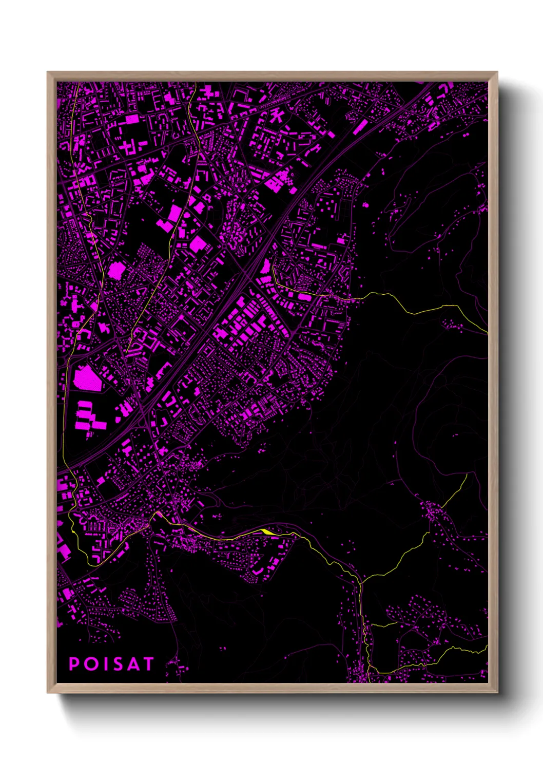 Un poster cartePoisat