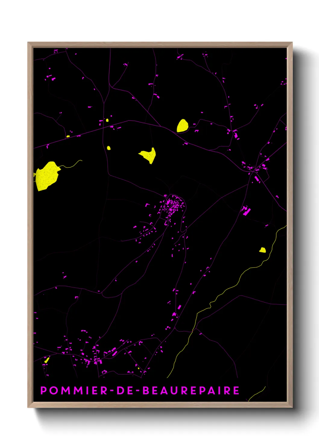 Un poster cartePommier-de-Beaurepaire