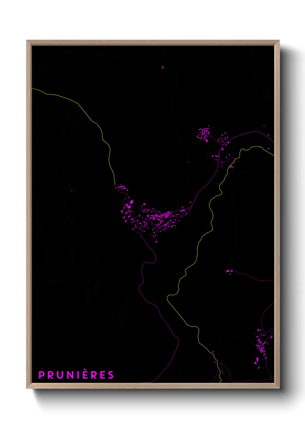 Un poster cartePrunières