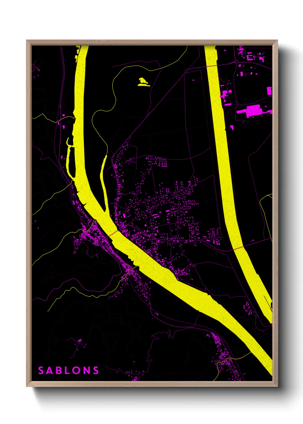 Un poster carteSablons