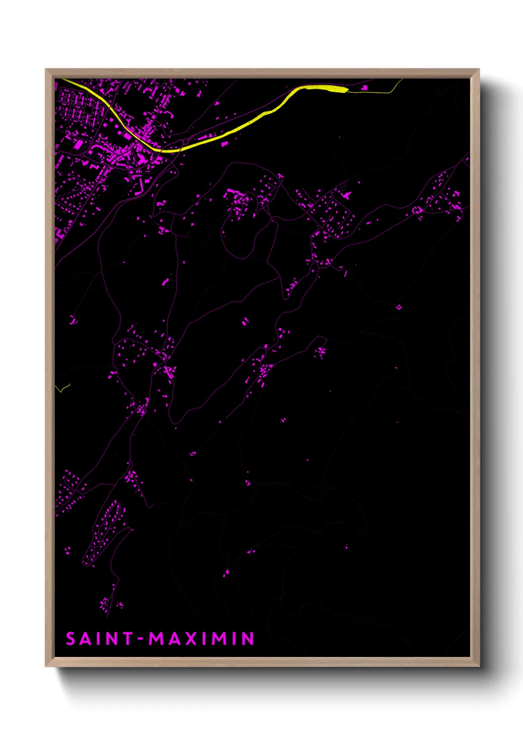 Un poster carteSaint-Maximin