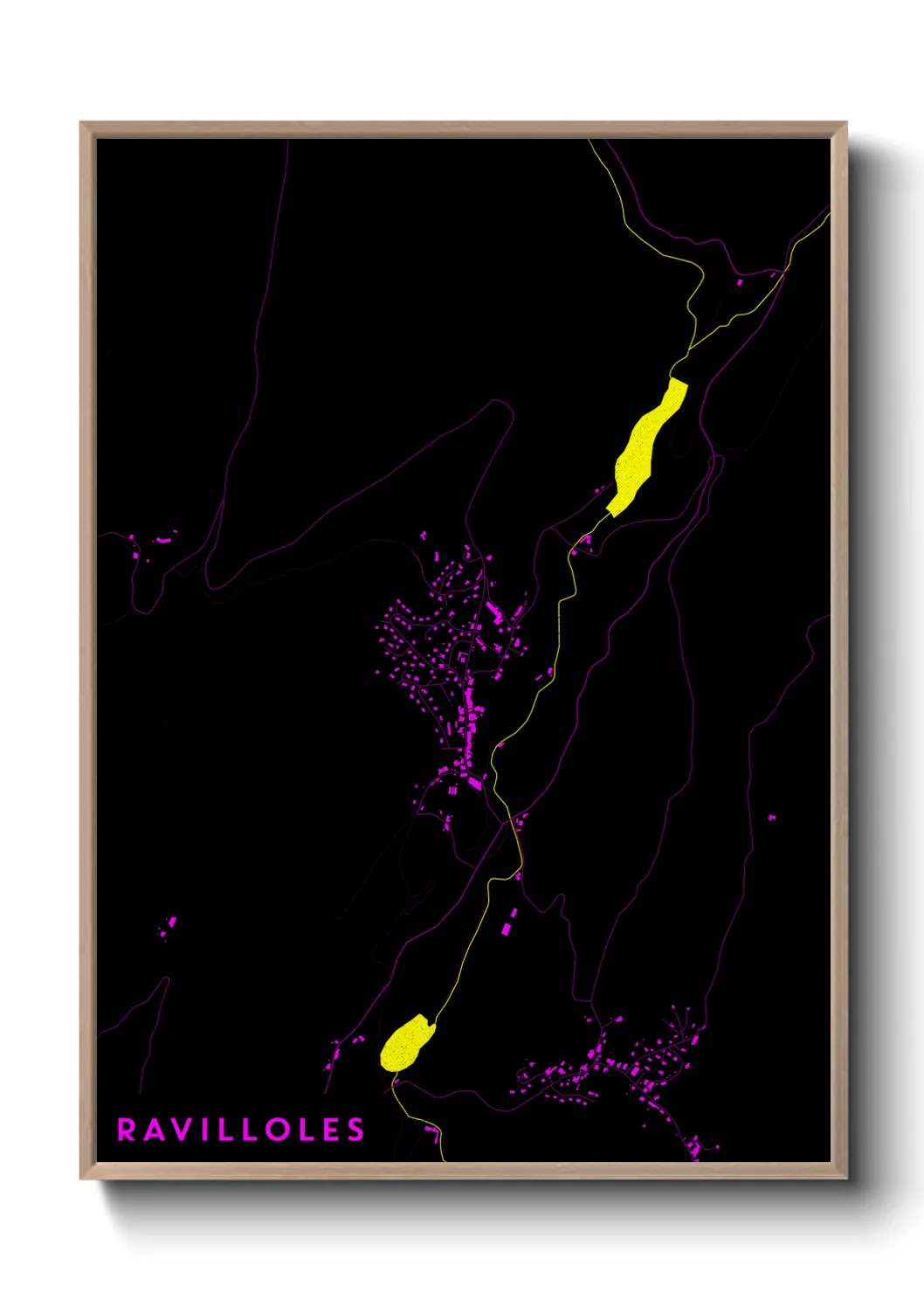 Une affiche de carte sur Ravilloles