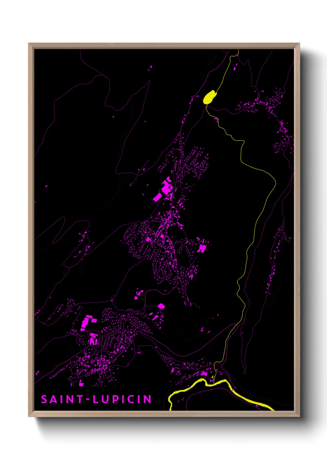 Un poster carteSaint-Lupicin