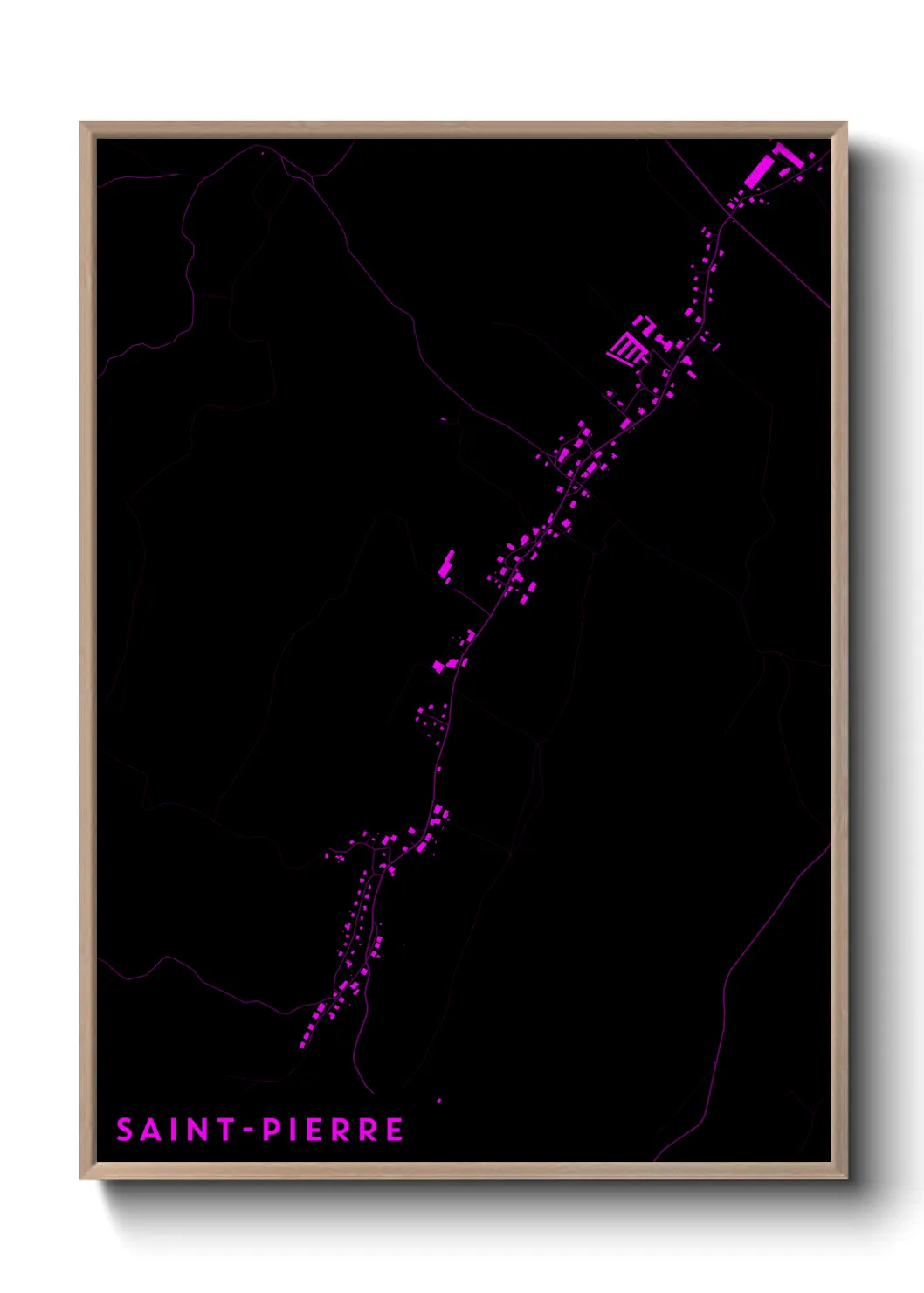 Un poster carteSaint-Pierre