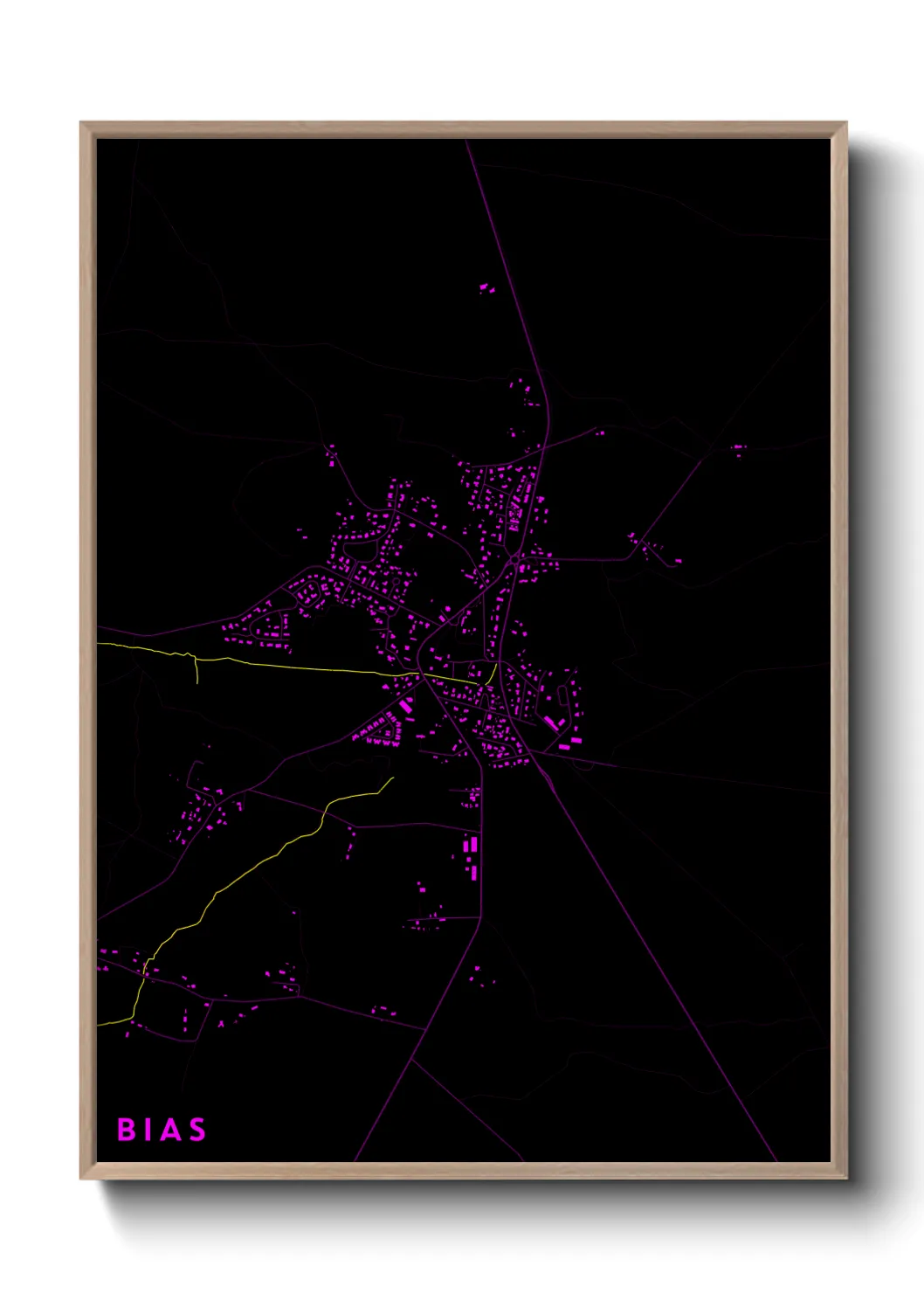 Une affiche de carte sur Bias