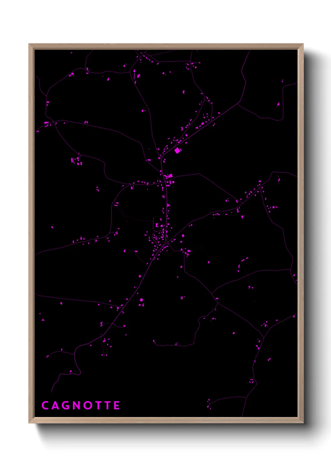 Une affiche de carte sur Cagnotte