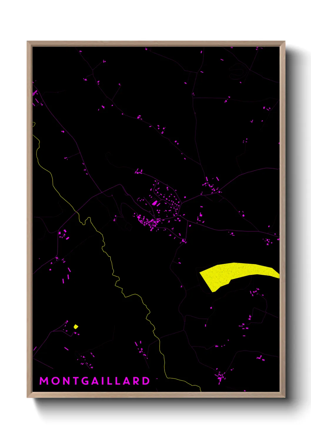 Un poster carteMontgaillard