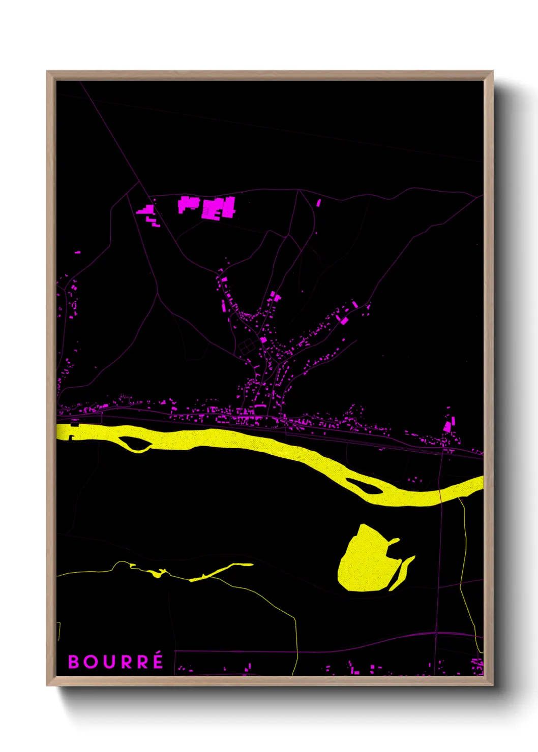 Une affiche de carte sur Bourré