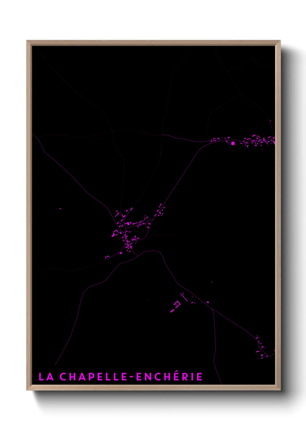 Un poster carteLa Chapelle-Enchérie