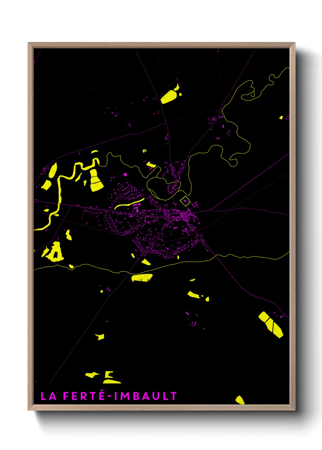 Un poster carteLa Ferté-Imbault