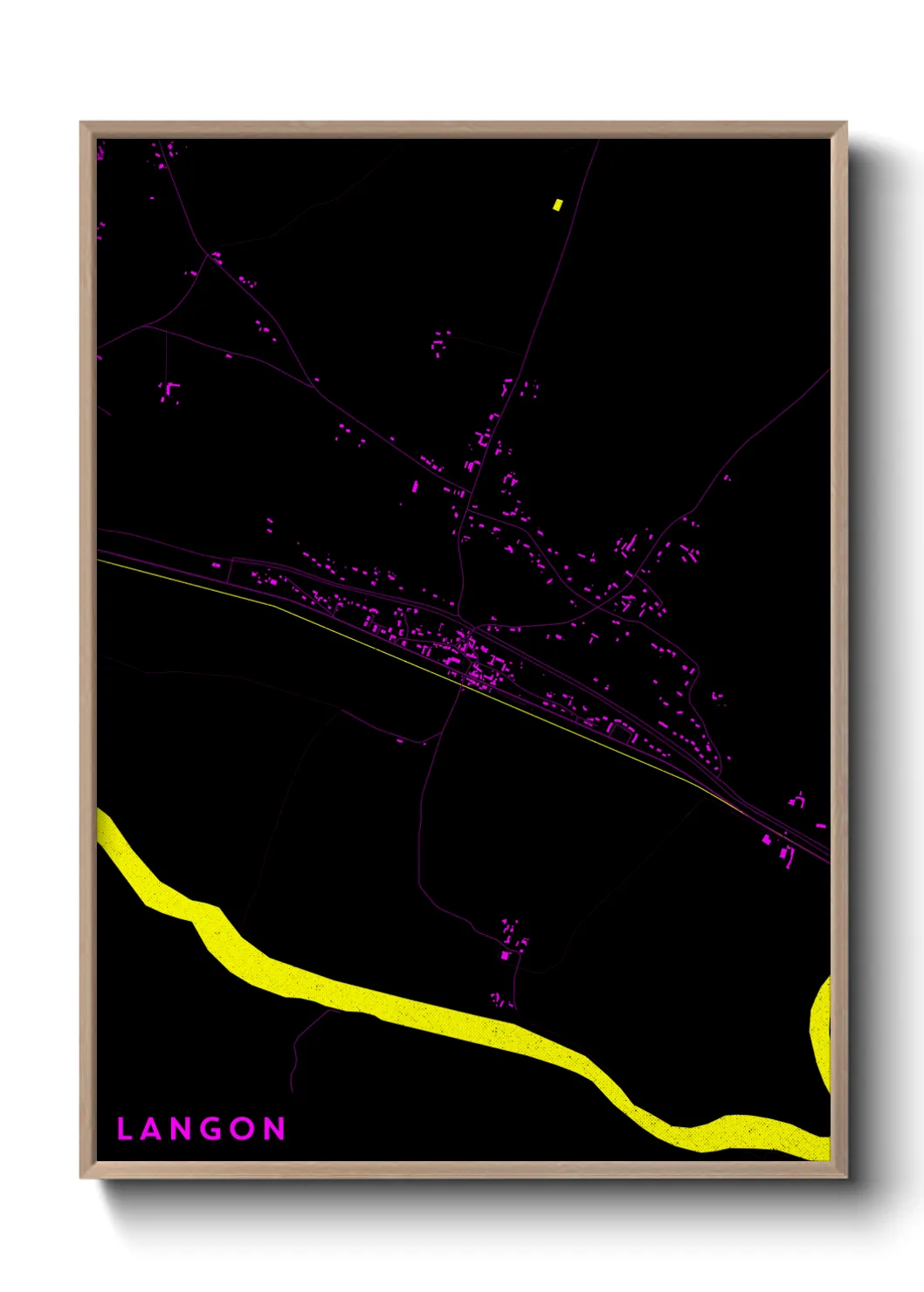 Un poster carteLangon