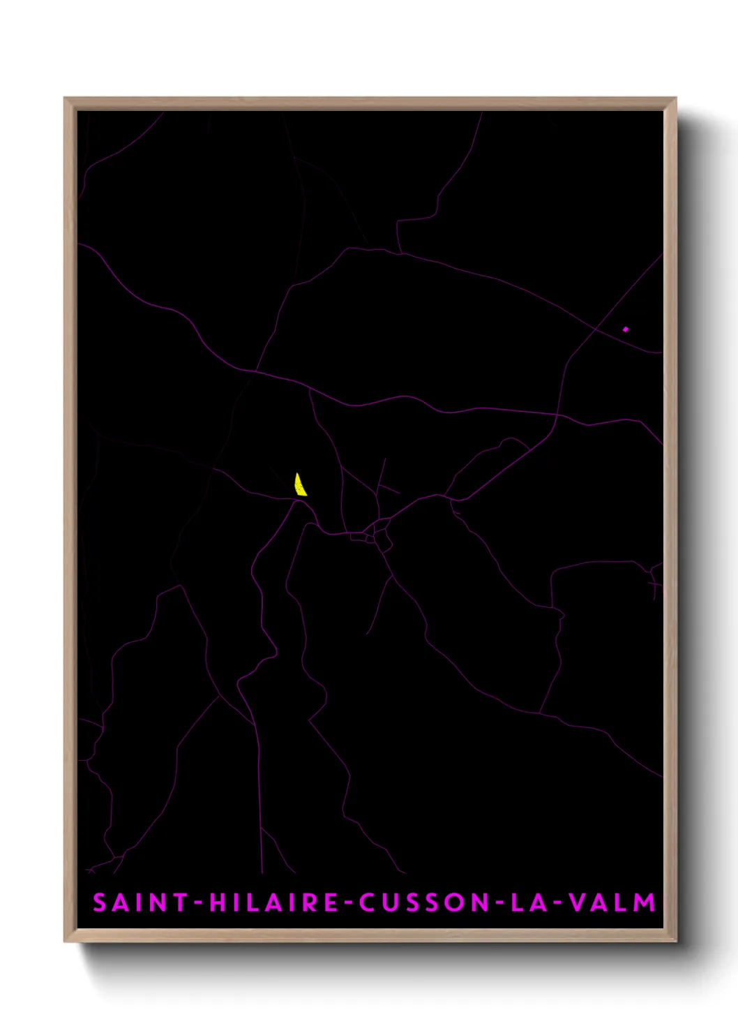 Une affiche de carte sur Saint-Hilaire-Cusson-la-Valmitte