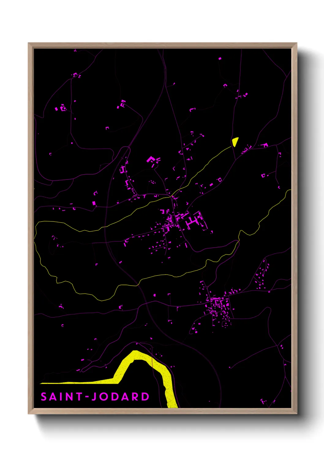 Un poster carteSaint-Jodard